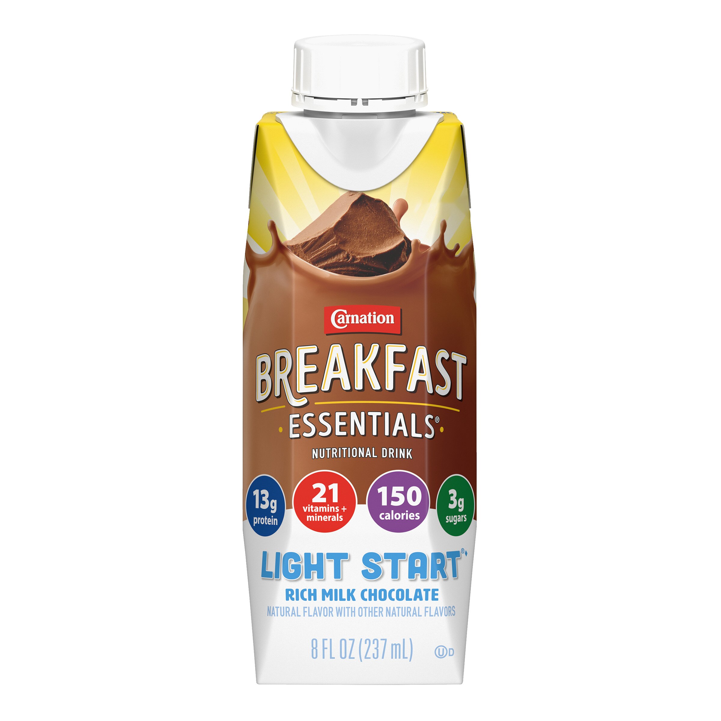 Carnation Breakfast Essentials® light start rich milk chocolate 8fl
