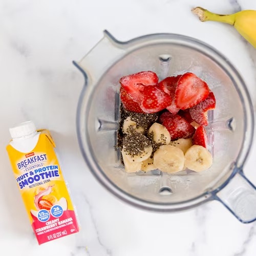 Carnation Ultimate Strawberry Banana Smoothie Bowl 1