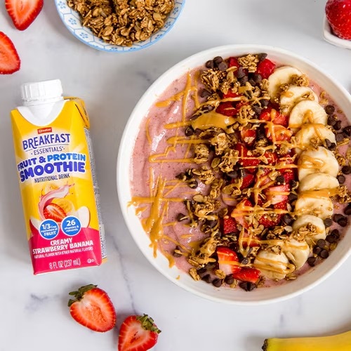 Carnation Ultimate Strawberry Banana Smoothie Bowl 5