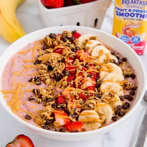 Carnation Ultimate Strawberry Banana Smoothie Bowl 6