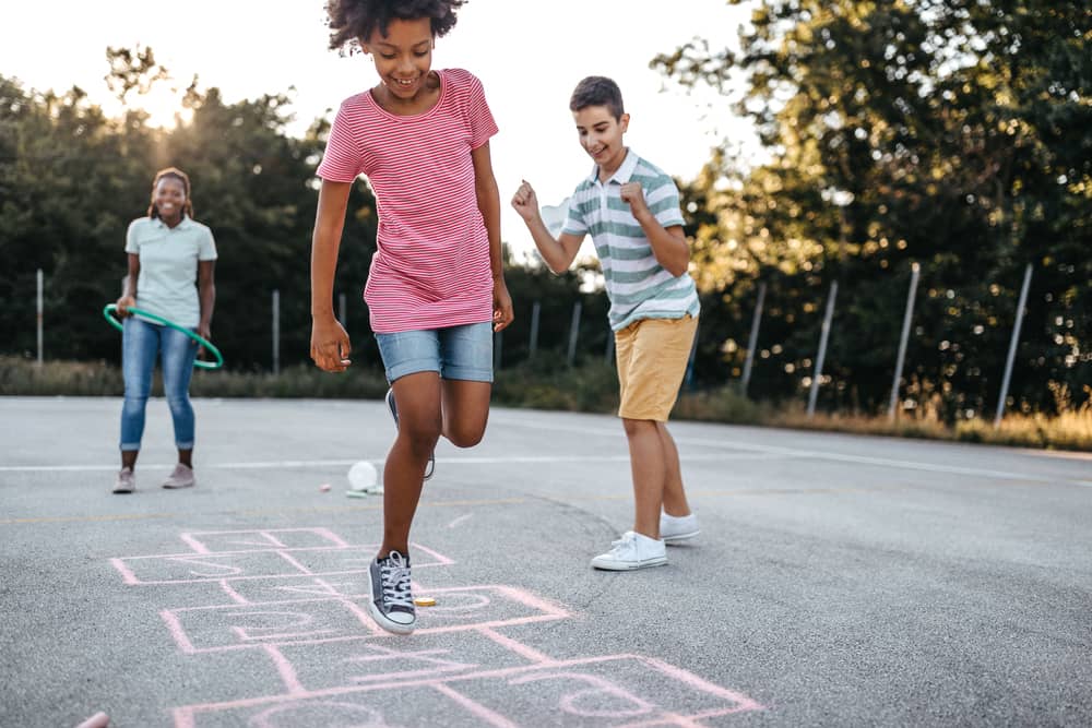 Kids Getting Exercise